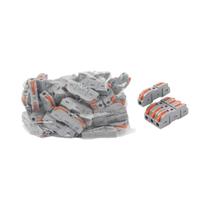 34/50 Peças Conectores De Fio Tipo Alavanca 28-12 AWG Terminais De Emenda Rápida Plug-in 34/50 Peças Conectores De Fio Tipo Alavanca 28-12 AWG Terminais De Emenda Rápida Plug-in