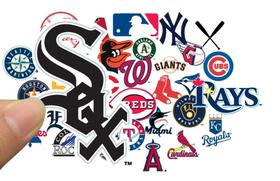 34 pçs MLB - stickers figurinhas - Beisebol - basebol - EUA