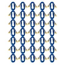 35 Cabos RCA Luxo 1 Metro 5 mm espessura Plug Banhado a Ouro Dupla Blindagem