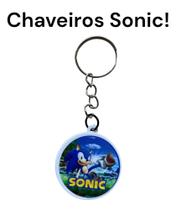 35 Un. Chaveiros Sonic. Ideal para presentear, decorar bolsas e mochilas, lembrancinhas de festas.