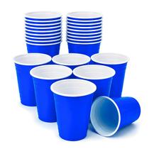 350 Copos Americano Descartável 400ml Beer Pong Festa Cerveja Azul 350 Copos Americano Descartável 400ml Beer Pong Festa Cerveja Azul