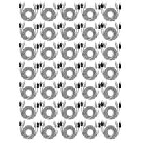 35x Cabo RCA Injetado 1 Metro Diâmetro 4 mm Listrado - Tech One 35x Cabo RCA Injetado 1 Metro Diâmetro 4 mm Listrado - Tech One