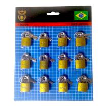 36 cadeados de 25mm alta qualidade com chave