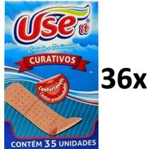 36 Curativo Use It Tipo Band-Aid - Caixa Com 35 Unidades 36 Curativo Use It Tipo Band-Aid - Caixa Com 35 Unidades