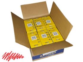 36 Cxs Lápis De Cera Estaca Vermelho - Acrilex