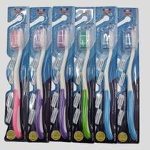 36 Escovas Dentais Média Adulto com capa Mundial e Limpador de Língua 2899