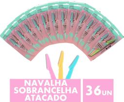36 Lâminas Sobrancelha e Rosto Navalha Depilação Dermaplaning Atacado 36 Lâminas Sobrancelha e Rosto Navalha Depilação Dermaplaning Atacado