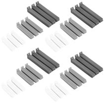 36 Prendedores Plástico P M e G para Alimentos Pacotes Ordene Coloridos