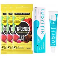 36 Preservativos Prudence Mix Cores Sabores Gel 50 Gramas