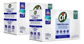 36 Tabletes 4 Em 1 Para Máquina De Lavar Louças 324g Cif