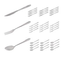 36 Talheres Garfo Colher Faca Inox Bufffet Restaurante Bar