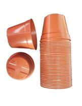 36 vasos para suculentas vasinho plástico plantinha - ercaplast