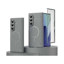 360 graus Capa Magnética Dobrável Para Samsung Galaxy Z Fold Ultra Com Protetor De Vidro Temperado À - aierkeba