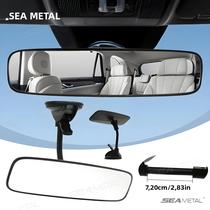 360 graus Espelho Retrovisor Interno De Carro Com Ventosa Rotativa Ajustável E Amplo Ângulo Universal