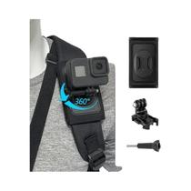 360 graus Suporte Rotativo De Liberação Rápida Para Alça De Mochila Para Câmeras GoPro Hero 13 12