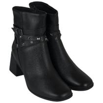 361802 bota cano baixo couro napa ravena 361802 bota cano baixo couro napa ravena