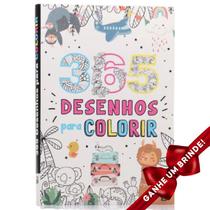 365 Desenhos Para Colorir Livro Educativo Crianças Filhos Brasileitura Infantil Desenho História Brincar Pintar Colorir Passatempo