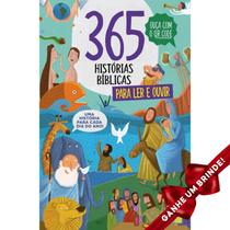 365 Histórias Bíblicas Para Ler e Ouvir Pé da Letra Crianças Infantil Evangélico Filhos Meninos Bebê Cristão Família Gos