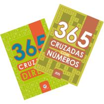 365 Palavras Cruzadas Diretas e Com Números Ativamente Kit 2 - Ciranda Cultural