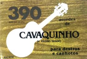 390 Acordes De Cavaquinho e Violão Tenor p/ destro e canhoto - Ricordi