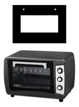 392x282 Fogatti F380 38l Vidro Do Forno Elétrico