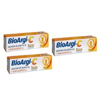 3Cx BioArgi C Sabor Laranja Com 16 Comprimidos Efervescentes