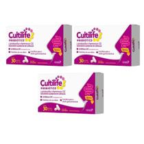 3Cx Cultilife Probiótico Airela De 30 Cápsulas Cada