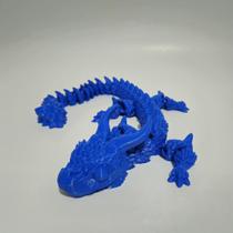 3D Dragão Chinês Impresso Articulado Longo 50 cm