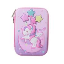 3D EVA Unicórnio Fofo Estojo De Lápis Para Caixa Meninas Estudantes Escolares Presentes
