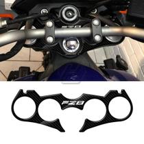 3D Fibra De Carbono Triple Tree Yoke Capa Protector, Tanque Pad para Yamaha FZ8, 2010-2014 3D Fibra De Carbono Triple Tree Yoke Capa Protector, Tanque Pad para Yamaha FZ8, 2010-2014