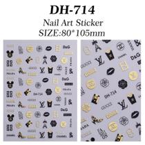 3D Gradiente Linha Francesa Adesivo De Unhas Diy Ferramenta De Adesivo De Decoração De Unhas