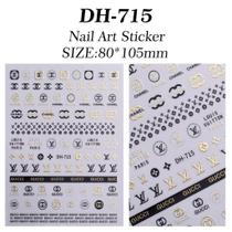 3D Gradiente Linha Francesa Adesivo De Unhas Diy Ferramenta De Adesivo De Decoração De Unhas