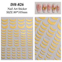 3D Gradiente Linha Francesa Adesivo De Unhas Diy Ferramenta De Adesivo De Decoração De Unhas 3D Gradiente Linha Francesa Adesivo De Unhas Diy Ferramenta De Adesivo De Decoração De Unhas