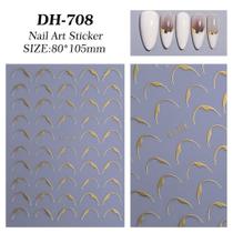 3D Gradiente Linha Francesa Adesivo De Unhas Diy Ferramenta De Adesivo De Decoração De Unhas 3D Gradiente Linha Francesa Adesivo De Unhas Diy Ferramenta De Adesivo De Decoração De Unhas
