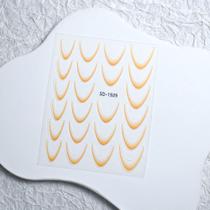 3D Gradiente Linha Francesa Adesivo De Unhas Diy Ferramenta De Adesivo De Decoração De Unhas 3D Gradiente Linha Francesa Adesivo De Unhas Diy Ferramenta De Adesivo De Decoração De Unhas