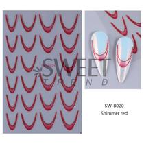 3D Gradiente Linha Francesa Adesivo De Unhas Diy Ferramenta De Adesivo De Decoração De Unhas