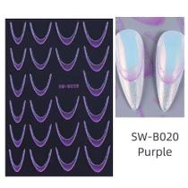 3D Gradiente Linha Francesa Adesivo De Unhas Diy Ferramenta De Adesivo De Decoração De Unhas 3D Gradiente Linha Francesa Adesivo De Unhas Diy Ferramenta De Adesivo De Decoração De Unhas