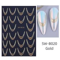 3D Gradiente Linha Francesa Adesivo De Unhas Diy Ferramenta De Adesivo De Decoração De Unhas 3D Gradiente Linha Francesa Adesivo De Unhas Diy Ferramenta De Adesivo De Decoração De Unhas