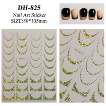 3D Gradiente Linha Francesa Adesivo De Unhas Diy Ferramenta De Adesivo De Decoração De Unhas