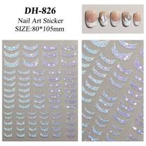 3D Gradiente Linha Francesa Adesivo De Unhas Diy Ferramenta De Adesivo De Decoração De Unhas 3D Gradiente Linha Francesa Adesivo De Unhas Diy Ferramenta De Adesivo De Decoração De Unhas