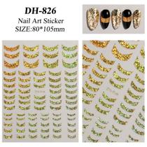 3D Gradiente Linha Francesa Adesivo De Unhas Diy Ferramenta De Adesivo De Decoração De Unhas