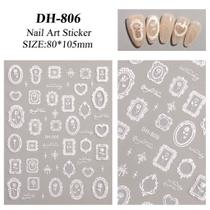 3D Gradiente Linha Francesa Adesivo De Unhas Diy Ferramenta De Adesivo De Decoração De Unhas