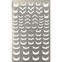 3D Gradiente Linha Francesa Adesivo De Unhas Diy Ferramenta De Adesivo De Decoração De Unhas