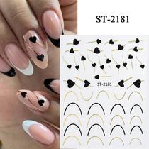 3D Gradiente Linha Francesa Adesivo De Unhas Diy Ferramenta De Adesivo De Decoração De Unhas 3D Gradiente Linha Francesa Adesivo De Unhas Diy Ferramenta De Adesivo De Decoração De Unhas
