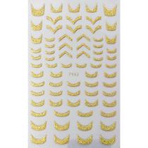 3D Gradiente Linha Francesa Adesivo De Unhas Diy Ferramenta De Adesivo De Decoração De Unhas