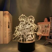 3D Night Light Acrylic Sword Art Online Série de anime Kirito