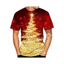 3D personalizado imprimiu o t-shirt, ocasional, elegante, popular, Natal, novo, verão