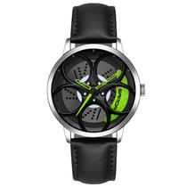 3D Sunda 1070 Relógio de quartzo oco dos homens, estilo: cinto (verde s - generic