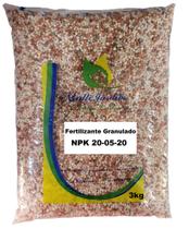 3kg NPK 20-05-20 Adubo Fertilizante Rosa do Deserto Coqueiro Gramados