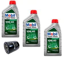 3L Oleo Mobil 10W-40 Filtro Tecfil Psl 637 Harley Davidson